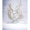kevinsgiftshoppe Ceramic Peace Doves with White Rose Flower Figurine Wedding Decor  Wedding Favor Anniversary Decor